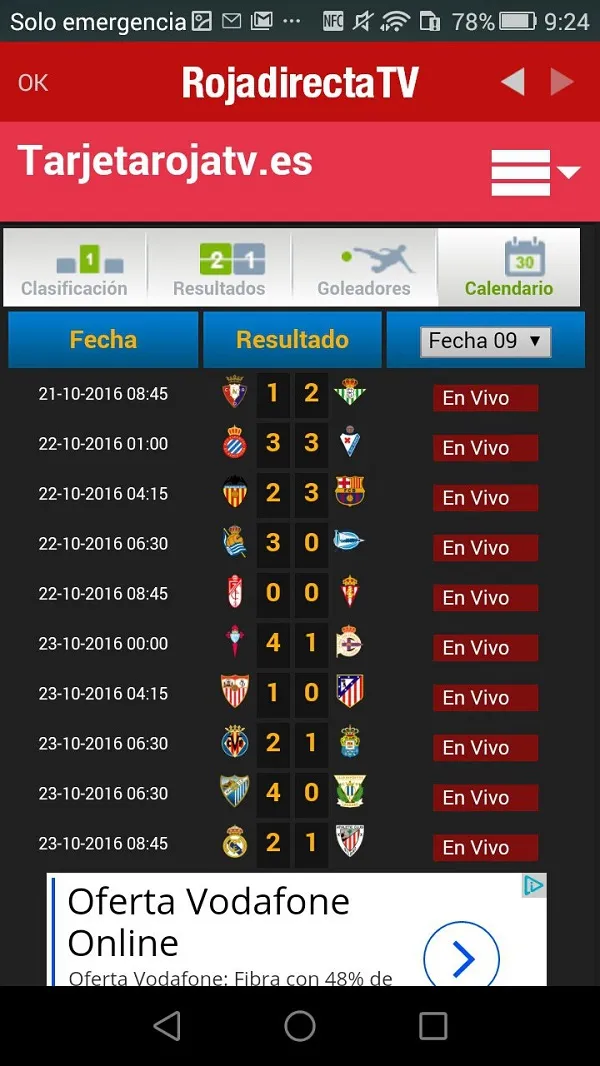 Screenshot of Roja Directo APK